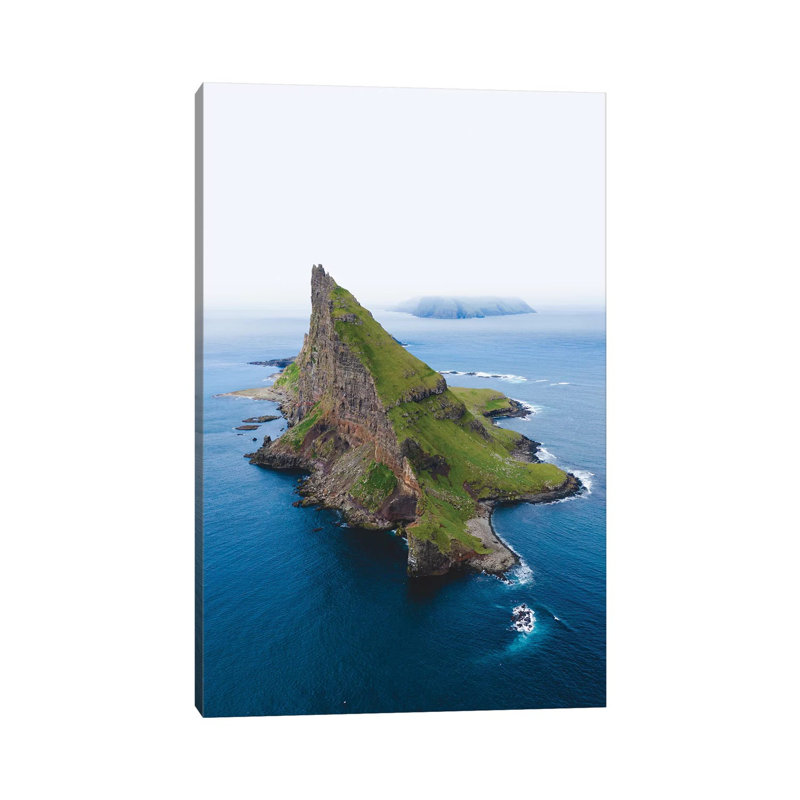 Tindholmur by Steffen Fossbakk - Wrapped Canvas Print, 20.32 cm H x 30.48 cm W