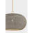 Penarth Pendant in Aged Brass