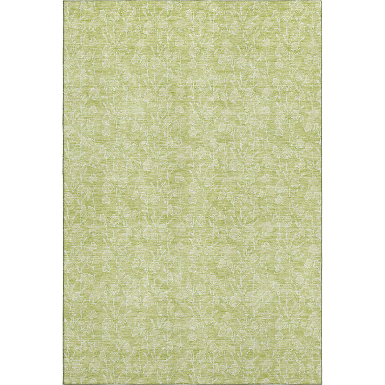 Premium Machine Washable Prisco Aloe Rug