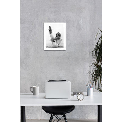" Portrait Of Jane Fonda With Legs Raised "