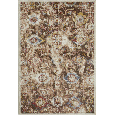 Raashi Washable Abstract Indoor Rug
