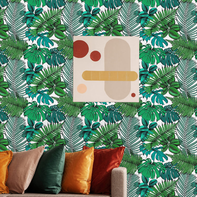 Rouleau de papier peint à peler et coller Barrientos, L 16,67 po x l 25 po