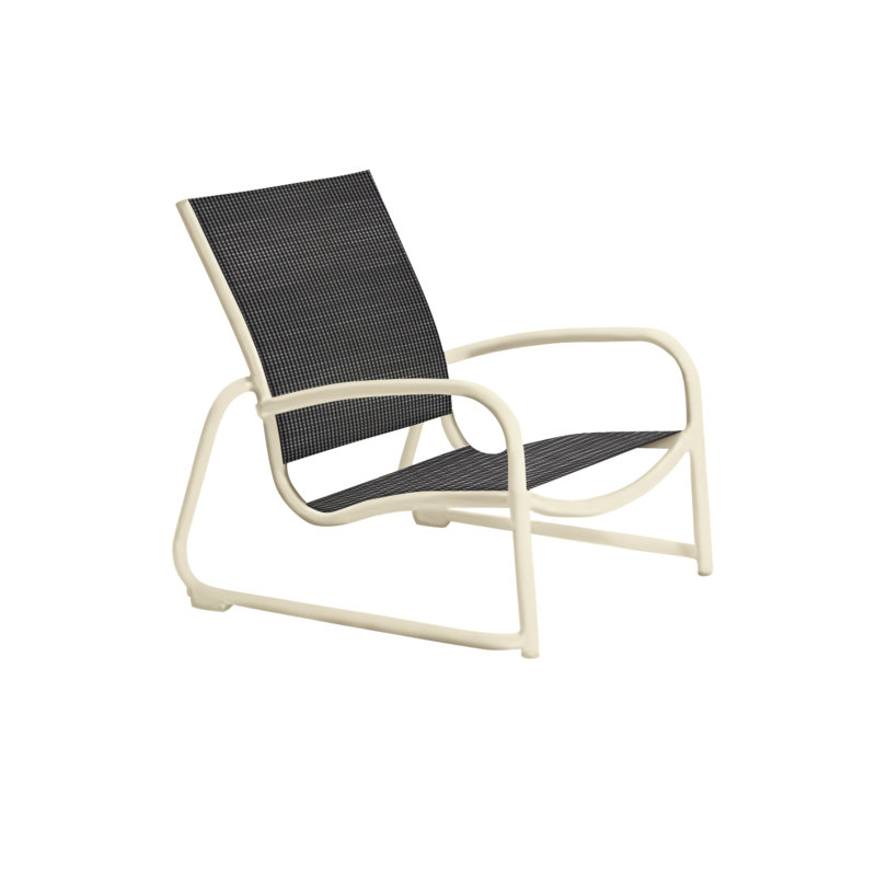 Millennia Aluminum Outdoor Lounge Chair, Shell, Rincon