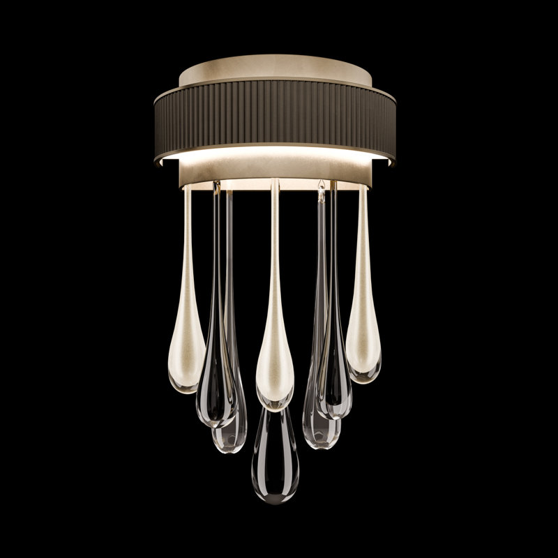 Rain 17.5"H Sconce, Ombre Bronze