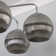 Hamblin 5 Light Chrome and Somked Glass Semi-Flush Ceiling Light
