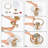 2-Light Gold Semi-Flush Mount Ceiling Light with Seeded Glass Shade