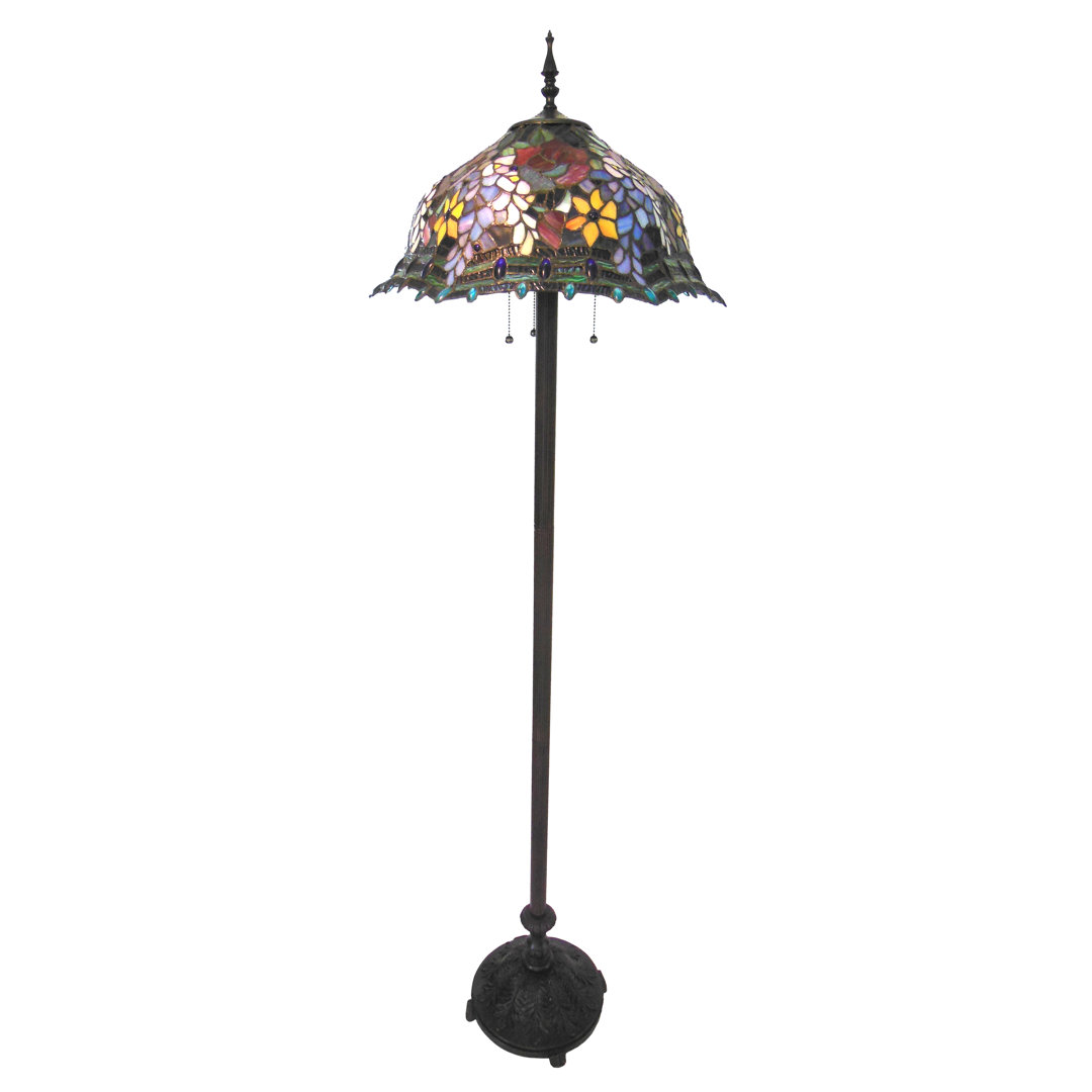 McHenry 61'' Antique Bronze Traditional Floor Lamp Astoria Grand