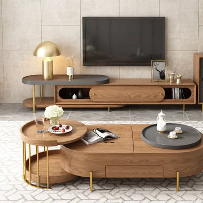 Design sense TV cabinet coffee table combination