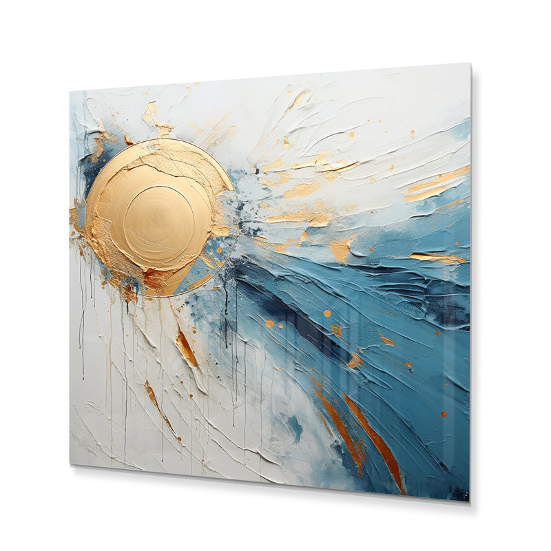 - Décoration murale abstraite en métal, H 30 po x l 30 po x P 1 po
