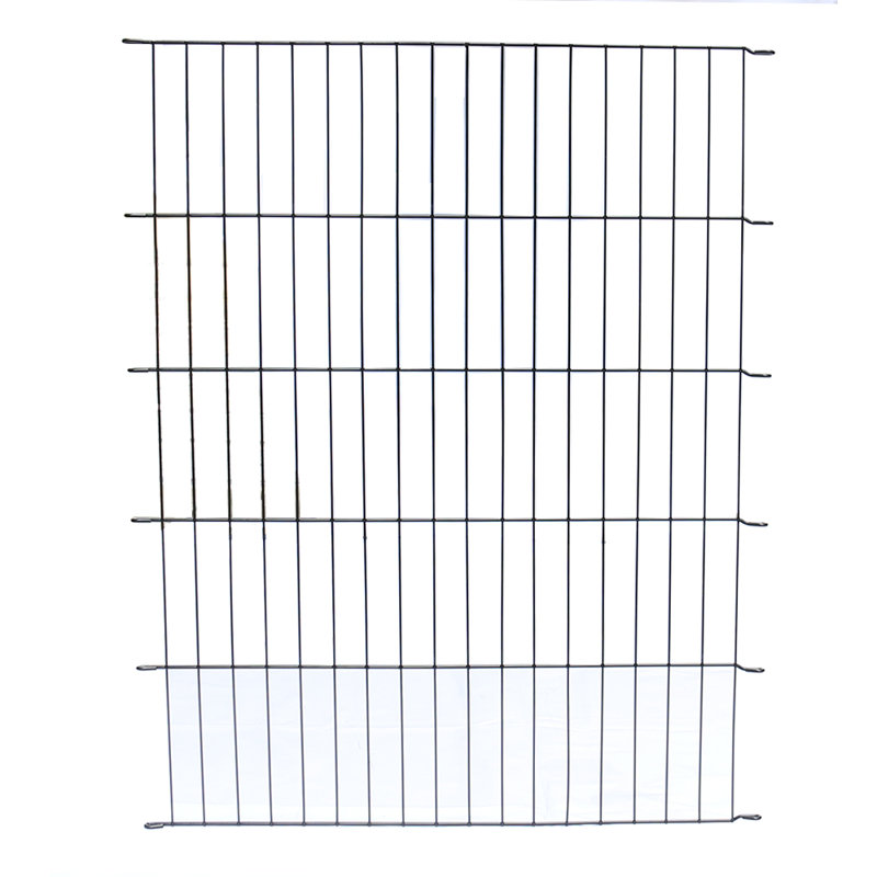 Montcalm 8 Panel Metal Dog Pet Exercise Pen Playpen, 76cm H x 120cm W x 60cm D