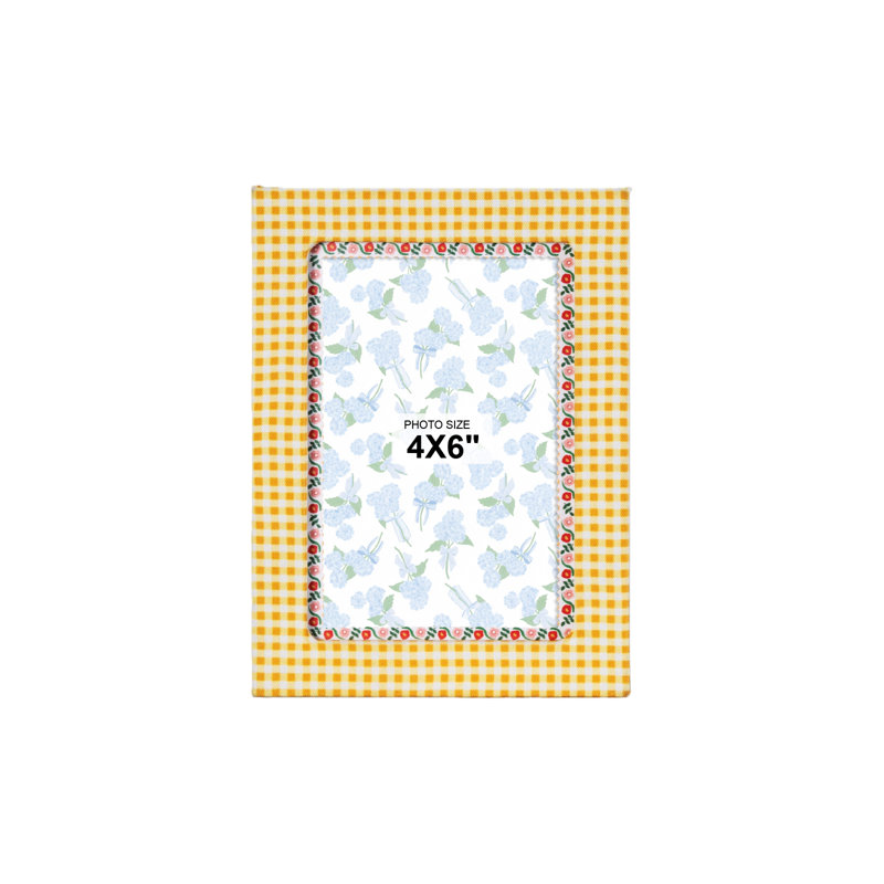 Cadre coloré pour mur, Jaune, 4 po x 6 po