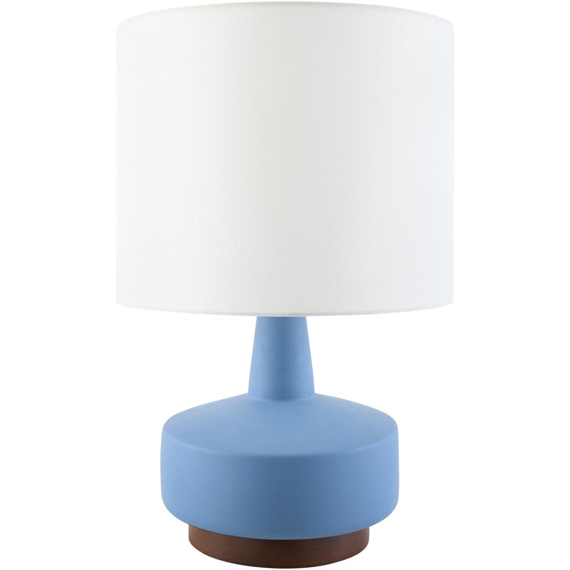 Minta Nerra Table Lamp, Baby Blue, White