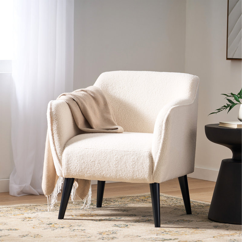 Chaises d'appoint Teddy Boucle, Ours en peluche ivoire