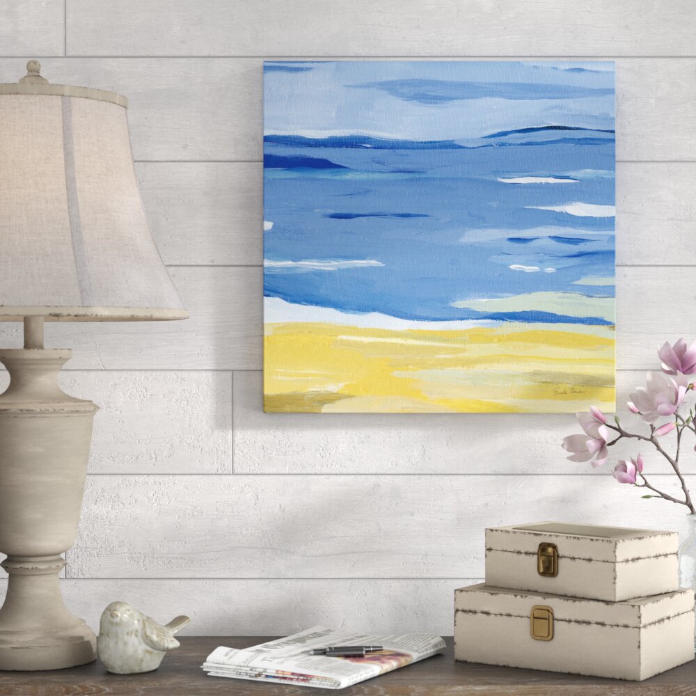 Leinwandbild Coastal Abstract von Farida Zaman