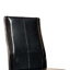 Transitionnel 2 chaises de salle à manger - cerisier brun, coussin de siège, bois massif, dossier courbé de 2 po, qualité, structure en bois