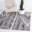 Tapis bleu marine / ivoire Josephus-750362191