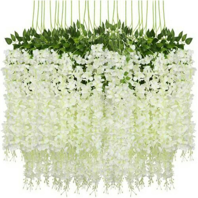 Arrangement Wisteria, Blanc