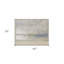 «Pastel Seascape III», reproduction d'art sur cadre flottant blanc