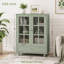 Buffet Minimalist avec portes doubles en verre et tiroir-852200154-852200159