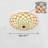 20" Vintage Flush Mount Lighting with Handmade Tiffany Lampshade