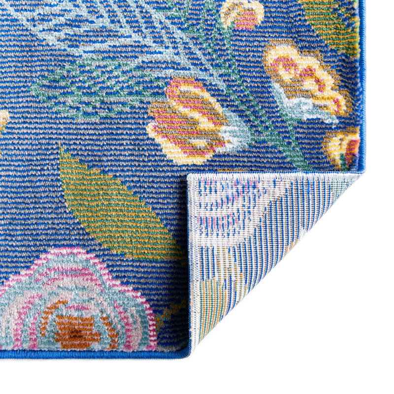 Floral Indoor Rug, Rectangle 7'10" x 10'