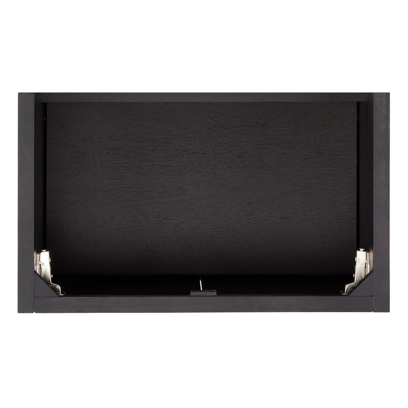 24" Fircrest Single Bathroom Vanity with Integral Sink, Charcoal