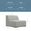 Rex Upholstered 34" Slipper Chair