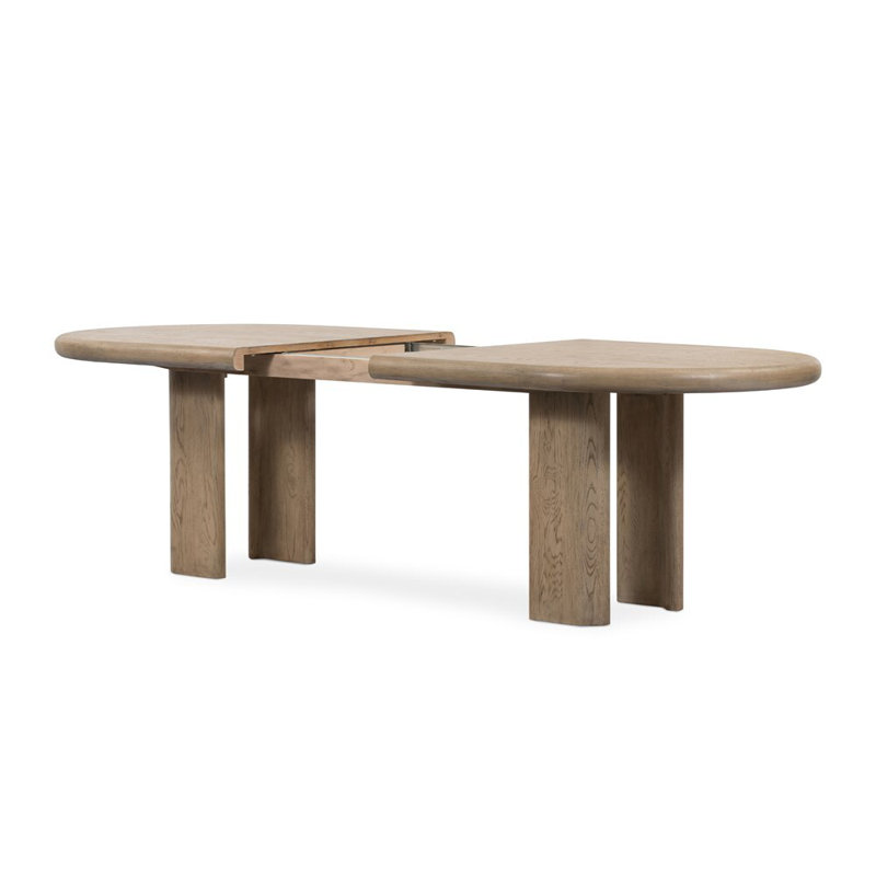 Jaylen Oval Dining Table, Yucca Oak/Yucca Oak Solid