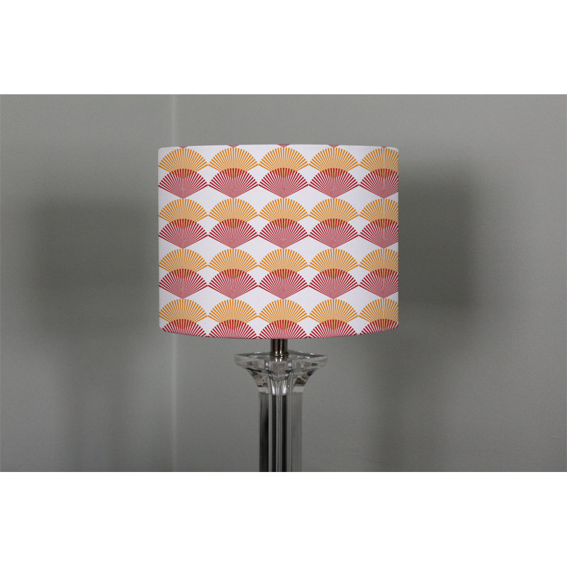 Cotton Drum Lamp Shade ( Uno ), 22cm H x 25cm W x 25cm D
