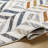 Rectangle Kynon Chevron Machine Woven Polyester Area Rug in Orange/Blue-1058713888