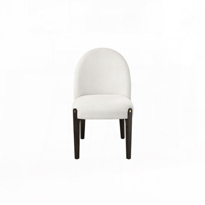 Chaise d'appoint en tissu beige