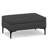 Rebecca 36"W Upholstered Linen-Look Fabric Mid-Century Modern Rectangular Lift-Up Coffee Table Storage Ottoman with Hidden Storage-122747105