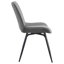 Ensemble de 2 chaises capitonnées pivotantes