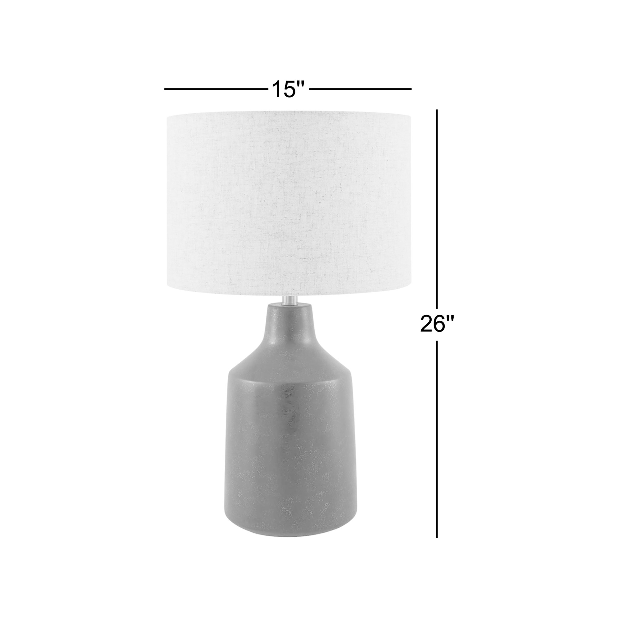 Lockwood Table Lamp, Tan, Black