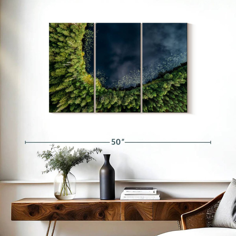 Nuuksio Lake And Trees, 24" H x 38" W