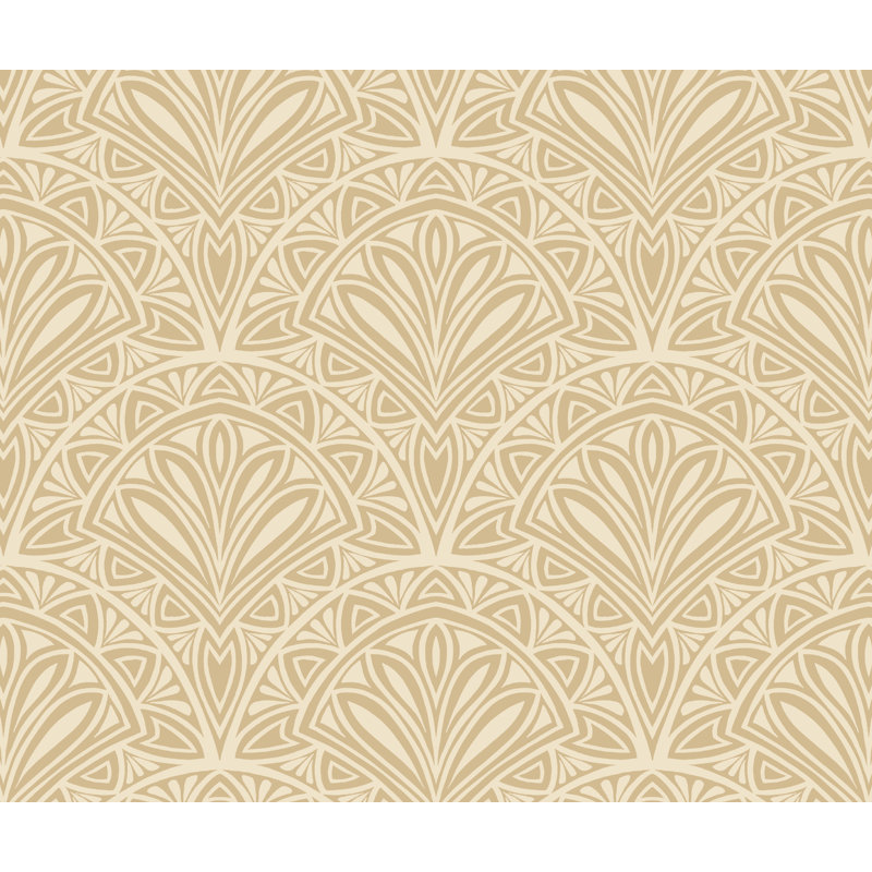 Lersch 10m x 50cm Matte Wallpaper Roll, Gold
