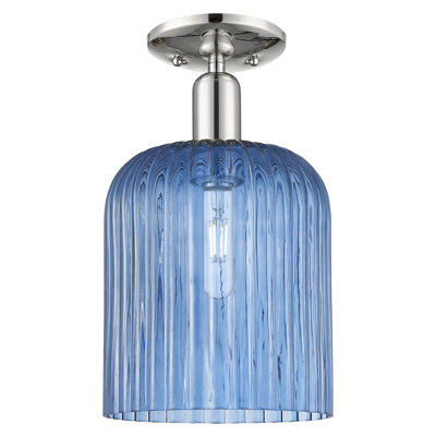 Downtown Urban - Alvarez - 1 Light 8" Semi-Flush Mount