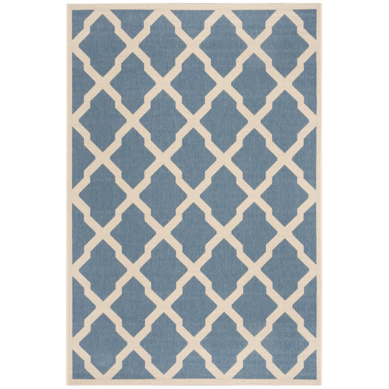 Maclin House Performance Geometric Indoor/Outdoor Area Rug, Rectangle 8' x 10'