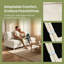 Canapé modulaire modulaire en tissu avec rangement convertible pour un espace de vie flexible