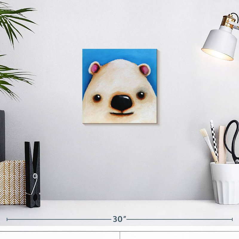 Ashelle The Polar Bear, 10'' H x 10'' W