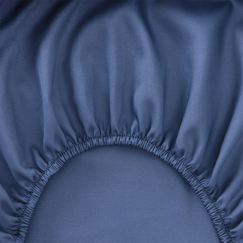 Triomphe 100% Cotton Fitted Sheet, Queen Fitted Sheet, Outremer