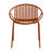 Patio Dining Chairs Stackable Chairs With Breathable Design Modern Simple Art Style (Set Of 2),Metal Legs+Plastic Backrest-1688017161