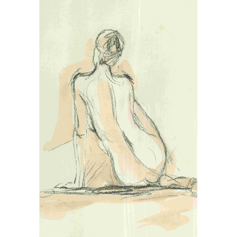 " Neutral Figure Study III " by Ethan Harper Painting Print, 36" H x 24" W