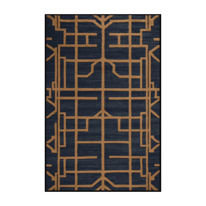 Machine Washable Trellis Gray Area Rug, Runner 2' x 4'