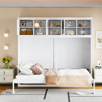 Murphy Bed Wall Bed With Top Cabinets