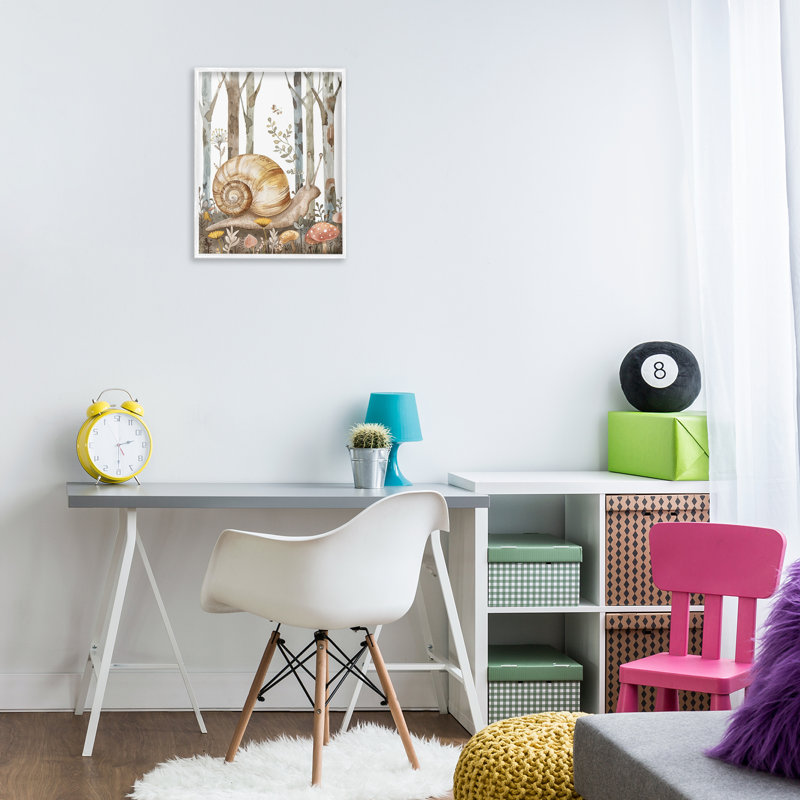  Art de la giclée naturelle de la forêt par LSR Design Studio, H 20 po x l 16 po, Giclée encadrée blanc bord de mer