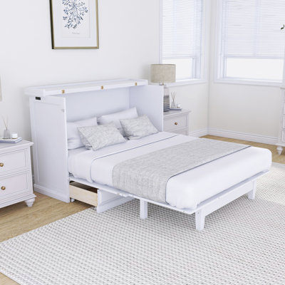 Commode Crabill en pin massif avec station de charge USB et grand tiroir de rangement