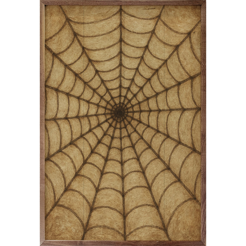 Spider Web Brown, 24" H x 16" W