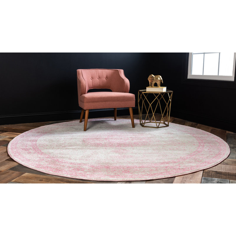 Oriental Area Rug, Round 91cm
