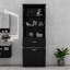 Armoire avec panier à linge inclinable-113930452